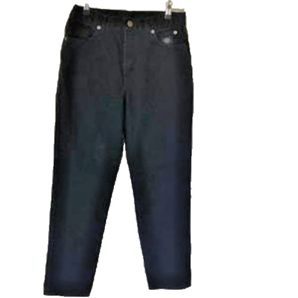 Y2K‎ Harley Davidson Black Denim Jeans Hi Rise Moto Motorcycle Womens 6 28x30